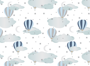 Tapeta Pastel Balloons For Boy 
